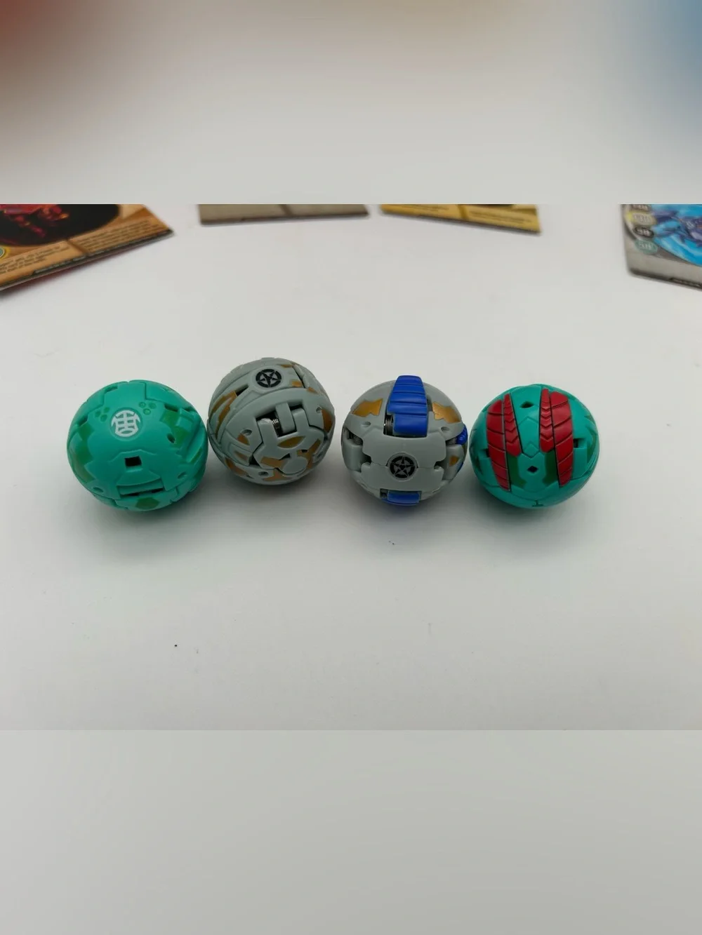 Bakugan Multicolor Battle Brawlers Action Figure Mixed Lot With Case